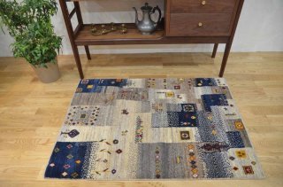 [up]　ギャッベ・アクセントラグサイズ約120×80cm