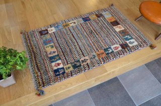[up]　ギャッベ玄関マットサイズ　90×60cm