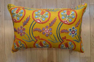 [up]　スザーニ＆イカットクッション　60×40cm