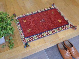 [up]ギャッベミニ玄関マットサイズ 60×40ｃｍ