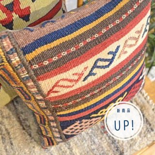 [UP]オールドキリムクッションカバー30×30㎝UPしました！