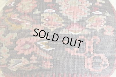 画像6: オールドキリムオットマン/丸