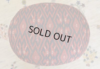 画像5: オールドキリムオットマン/楕円