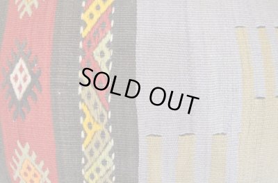 画像6: オールドキリムオットマン/楕円