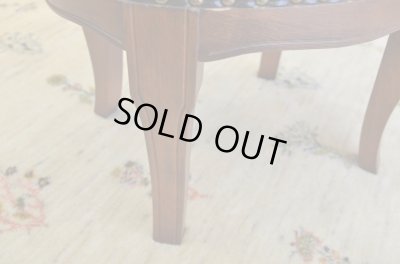 画像4: オールドキリムオットマン/楕円