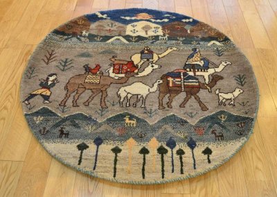 画像2: カシュクリ/大きめの玄関マットサイズ96×96cm