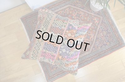 画像1: キリムクッションカバー 50×50cm (中材付き)