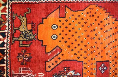 画像4: オールドギャッベ （ライオン）174×106cm