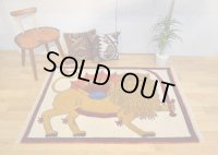 オールドギャッベ （ライオン）140×100cm