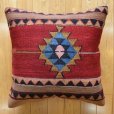 画像2: キリムクッションカバー 50×50cm (中材付き) (2)