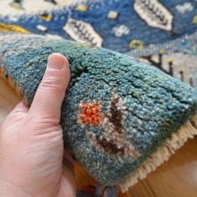 おすすめpoint！2: カシュクリ/座布団サイズ・四角42×45cm（フリンジ・ボンボリあり）