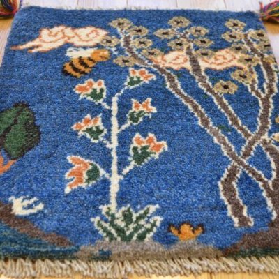 画像3: カシュクリ/座布団サイズ・四角41×41cm（フリンジ・ボンボリあり）