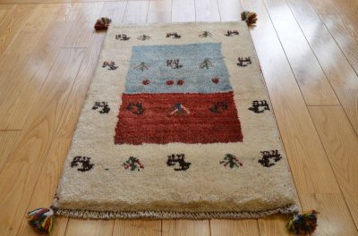 画像3: ギャッベ/玄関マット小72×50cm