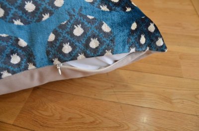 画像4: シルク&ベルベットクッションカバー約50×50cm（中材付き）