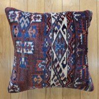 アンティーク絨毯クッションカバー 40×40cm 