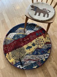 カシュクリ/大きめの玄関マットサイズ92×92cm