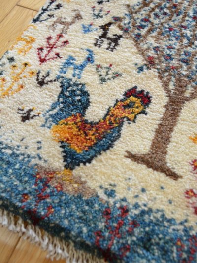 画像3: カシュクリ/座布団サイズ・四角40×38cm(フリンジ・ボンボリあり)