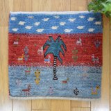 カシュクリ/座布団サイズ・四角39×44cm（フリンジなし）