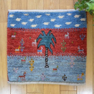 画像1: カシュクリ/座布団サイズ・四角39×44cm（フリンジなし）