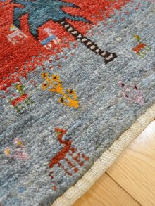 おすすめpoint！2: カシュクリ/座布団サイズ・四角39×44cm（フリンジなし）