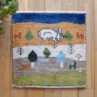 カシュクリ/座布団サイズ・四角39×40cm（フリンジなし）