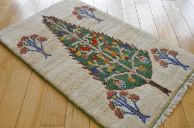 画像5: ギャッベ/玄関マット大91×57cm