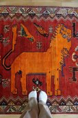 画像3: オールドギャッベ（ライオン）208×130cm