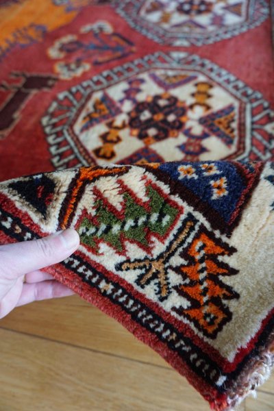 画像10: オールドギャッベ(ライオン)208×130cm