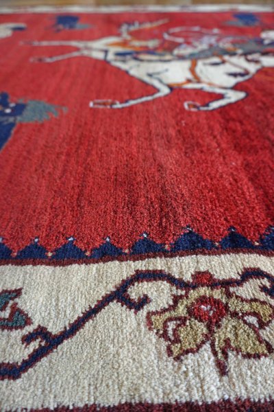 画像8: オールドギャッベ(ライオン)217×140cm