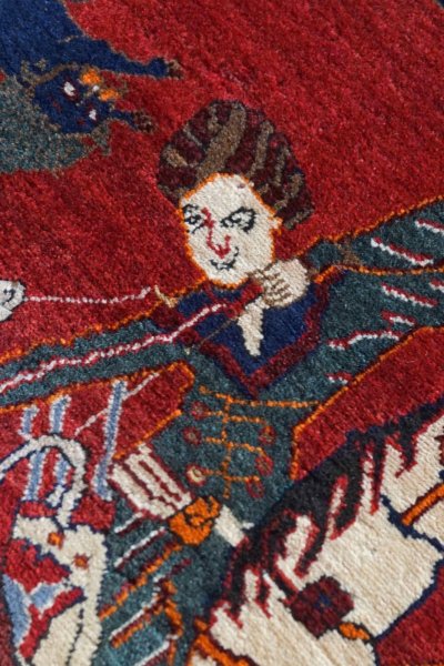 画像4: オールドギャッベ(ライオン)217×140cm