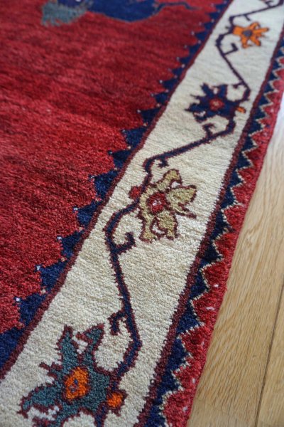 画像6: オールドギャッベ(ライオン)217×140cm