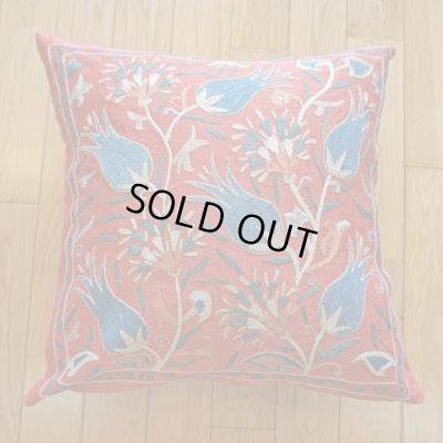 画像1: スザーニクッションカバー約50×50cm(中材付き）