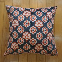 シルク&ベルベットクッションカバー約50×50cm（中材付き）