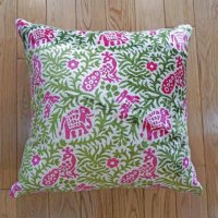 シルク&ベルベットクッションカバー約50×50cm（中材付き）