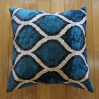 シルク&ベルベットクッションカバー約50×50cm（中材付き）