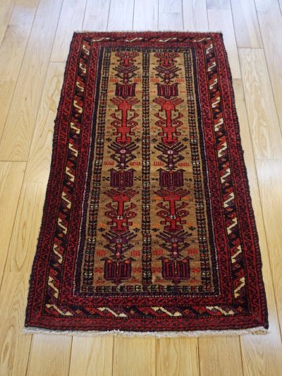 画像3: アンティークバルーチ 85×55cm