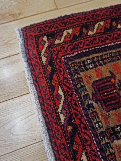 画像5: アンティークバルーチ 85×55cm