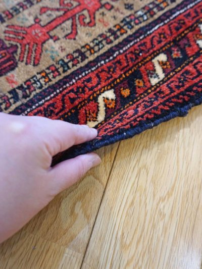 画像6: アンティークバルーチ 85×55cm