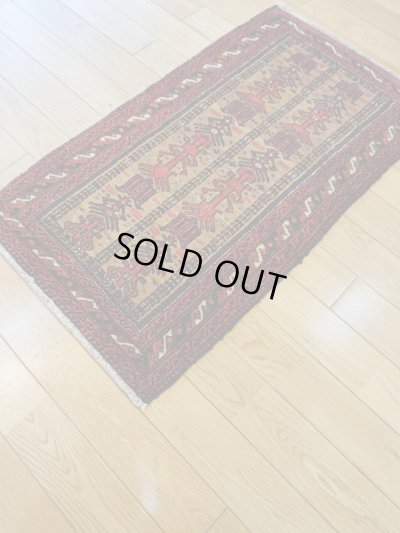 画像9: アンティークバルーチ 85×55cm