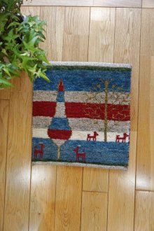 おすすめpoint！2: カシュクリ/座布団サイズ・四角36×33cm（フリンジなし）