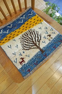 おすすめpoint！3: カシュクリ/座布団サイズ・四角39×37cm（フリンジなし）