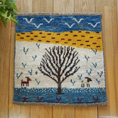 画像1: カシュクリ/座布団サイズ・四角39×37cm（フリンジなし）