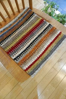おすすめpoint！3: カシュクリ/座布団サイズ・四角34×37cm（フリンジなし）