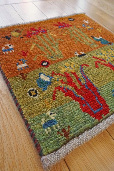 画像2: カシュクリ/座布団サイズ・四角38×37cm（フリンジなし）
