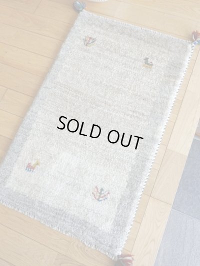 画像1: ギャッベ/玄関マット小80×50cm