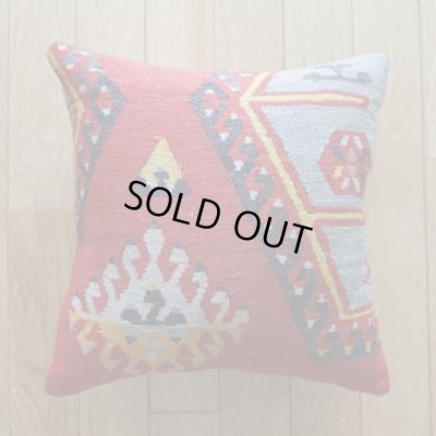 画像1: キリムクッションカバー 40×40cm 