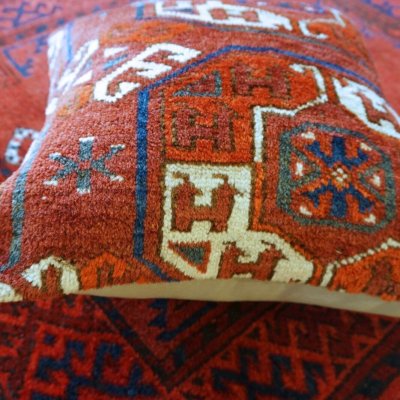 画像3: アンティーク絨毯クッションカバー 40×40cm 