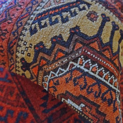 画像3: アンティーク絨毯クッションカバー 40×40cm 
