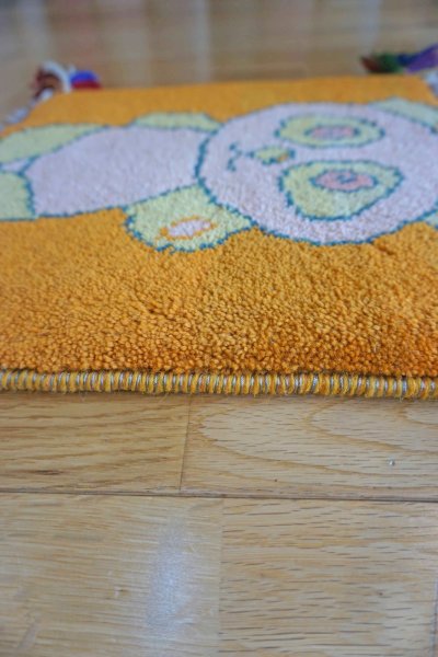 画像5: ギャッベ/座布団サイズ38×39cm（フリンジ・ボンボリあり）