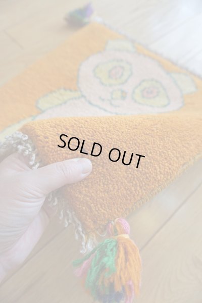 画像6: ギャッベ/座布団サイズ38×39cm（フリンジ・ボンボリあり）